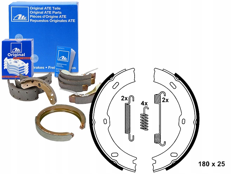 ATE03.0137-4003.2 Čelist Parkovací Brzdy Merc Asistent řidiče #33