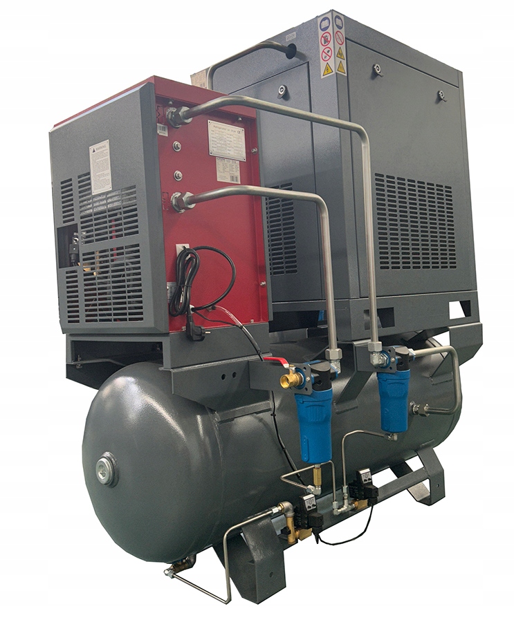 Kompresor śrubowy Kupczyk KKS 10/300 FD 950 l/min 7,5 KW Falownik Osuszacz Marka Kupczyk