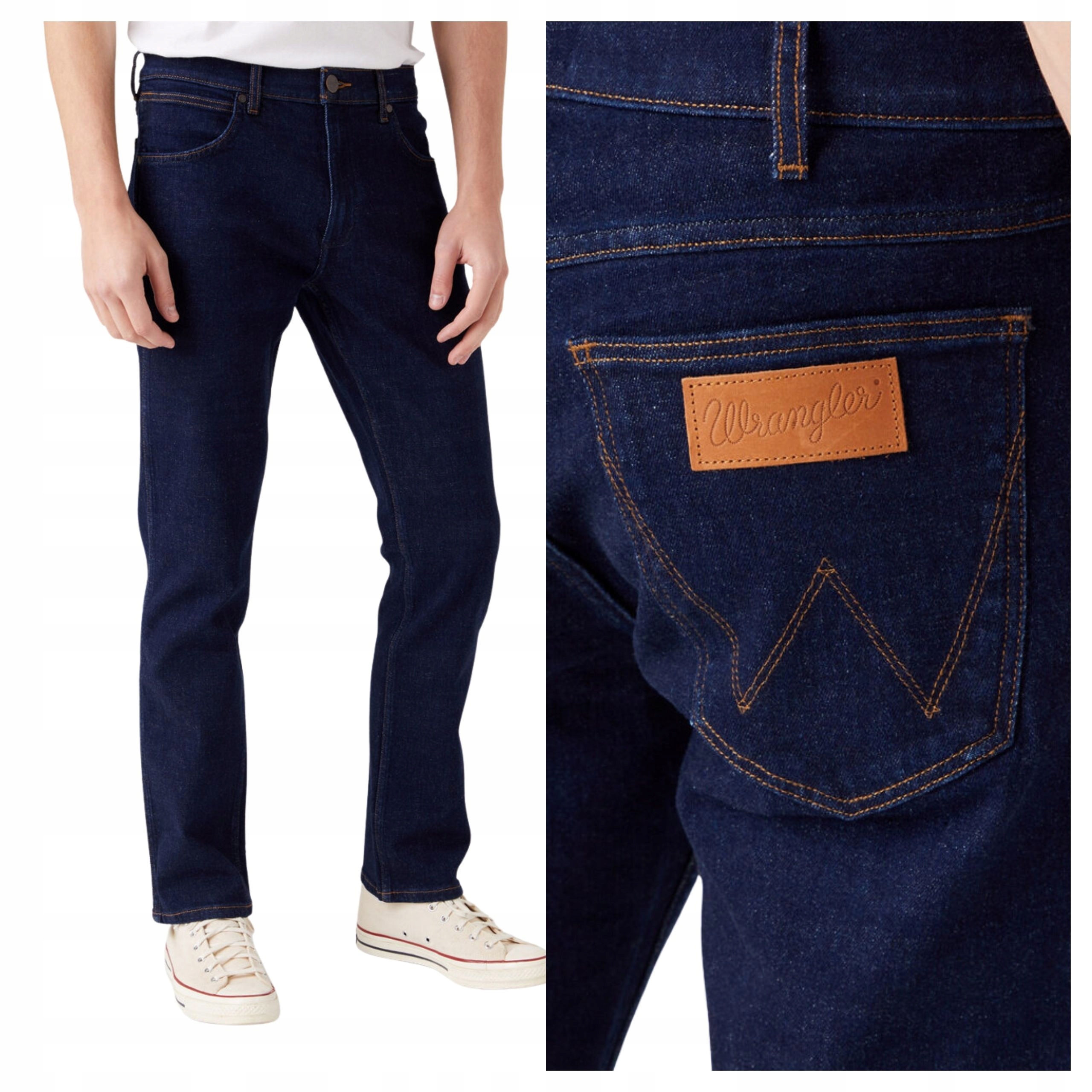 Pánské džíny Wrangler Greensboro, rovný střih, barva Day Drifter, velikost W31 L32