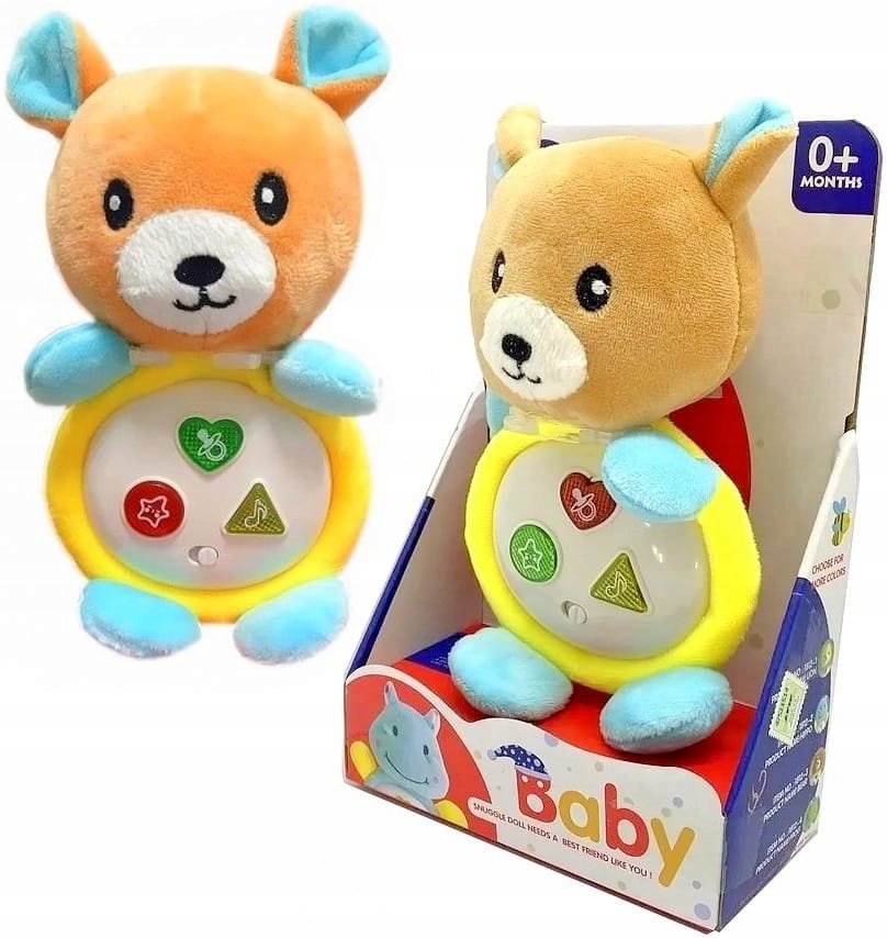 МИШКА ИНТЕРАКТИВНЫЙ ТАЛИСМАН МУЗЫКАЛЬНАЯ, СВЕТ, ЗВУК