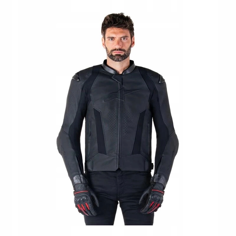 Kožená motocyklová bunda Alpinestars Missile V3 Black čierna Darčeky