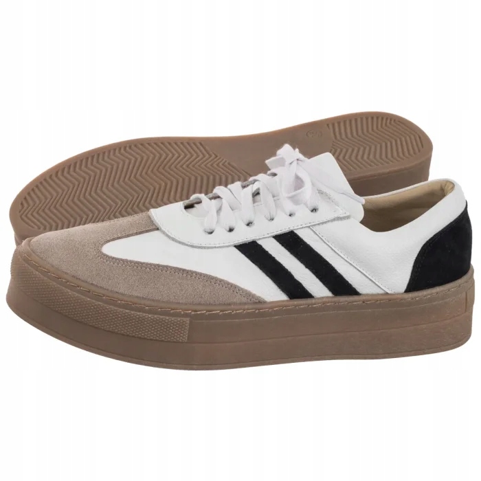 Dámské tenisky Polobotky na Plarformě Nepeke Goran White/Black