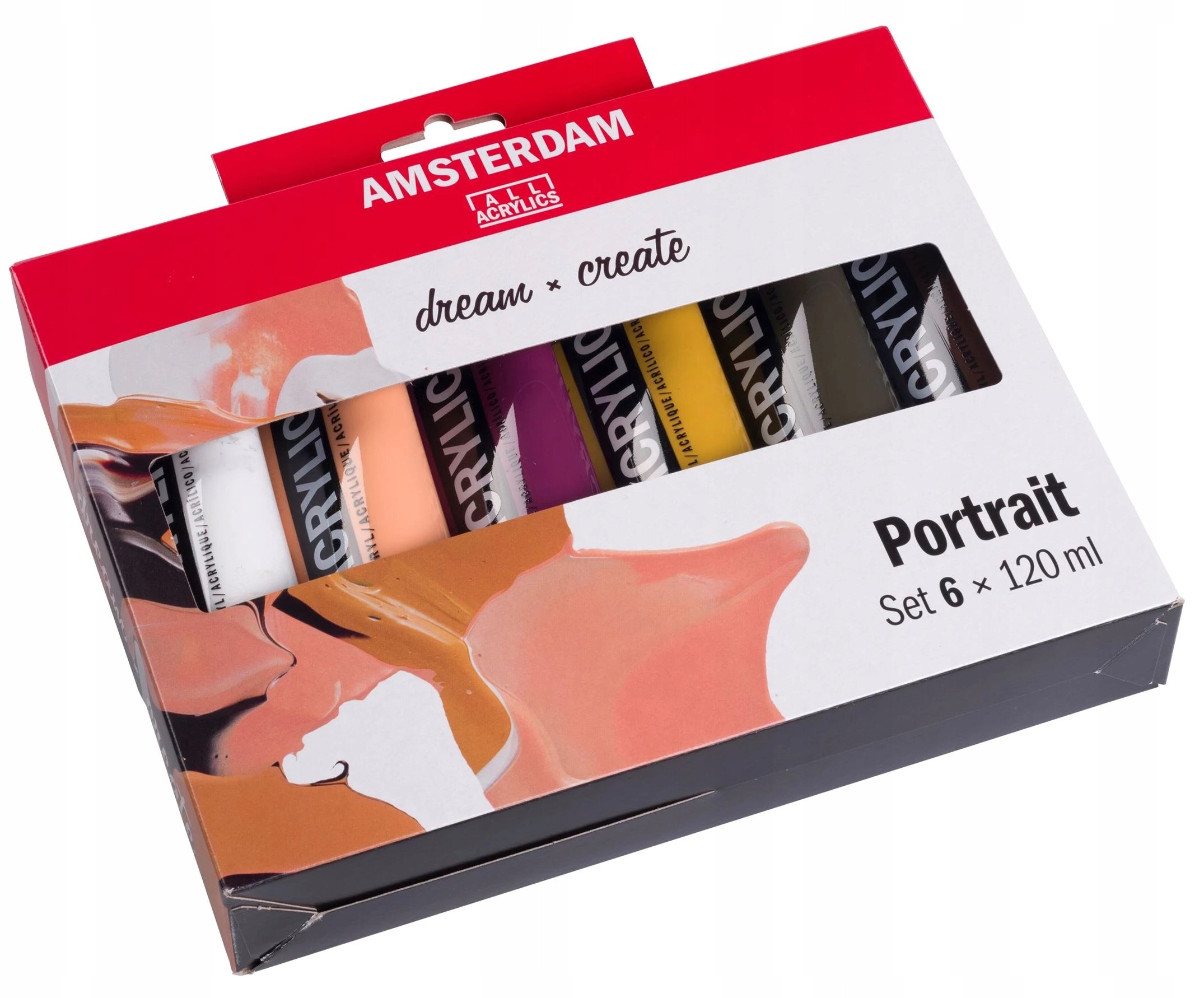 Talens Amsterdam Sada akrylových barev 6x120 ml.