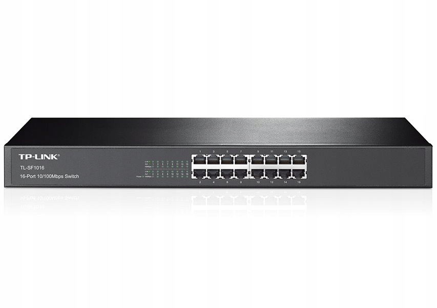 TP-Link TL-SF1016 switch 16x 10 100Mbps 19 "rackmount