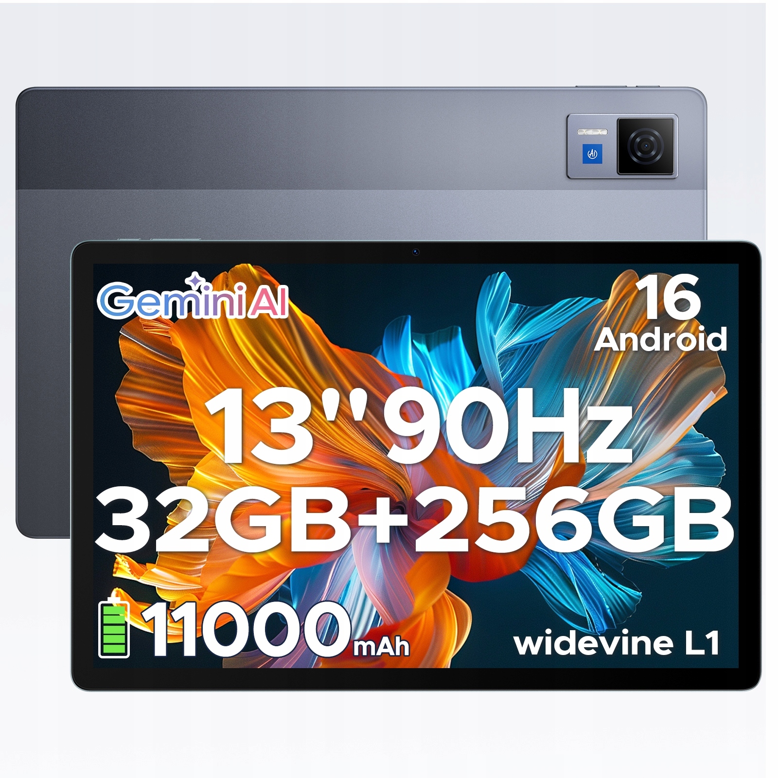 Tablet Doogee U13 13" 6+26 Gb 256 Gb Šedý Misty Gray