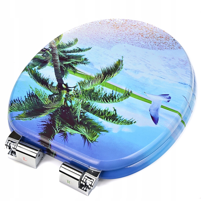 DESKA WC KLAPA WOLNOOPADAJĄCA SEDESOWA KLOZETOWA MDF Linia SN8925