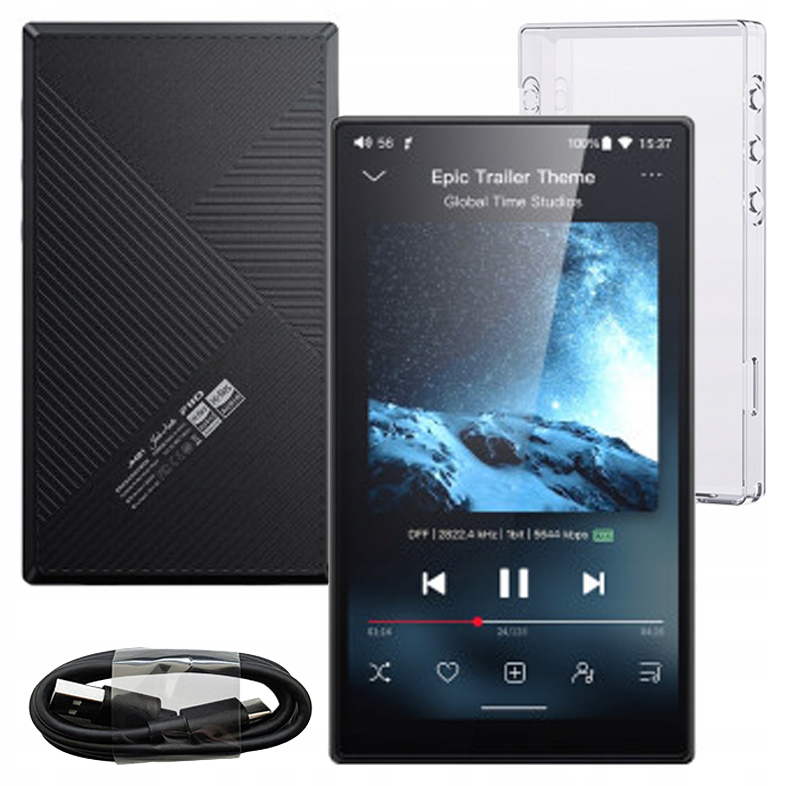 Fiio JM21 4GB+64GB Przenośny Odtwarzacz Muzyczny Hi-res Android Bluetooth