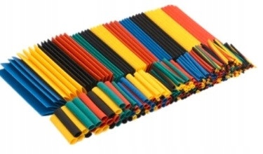 ZESTAW RUREK RURKI TERMOKURCZLIWE 328 SZTUK NAPAWA IZOLACJI KONEKTORY