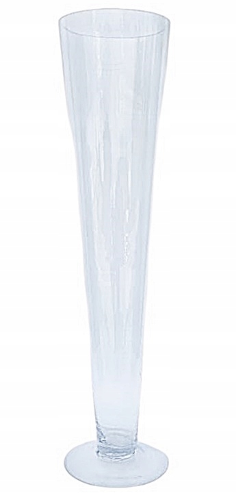 Skleněná váza kalich 60 cm 74614 flakon držák na květináč