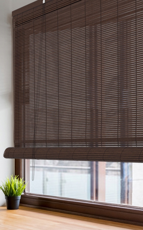 ROLETA BAMBUSOWA ŻALUZJE BAMBUSOWE PÓŁZACIEMNIAJĄCA 140x160 cm KOLORY Typ montażu inwazyjny