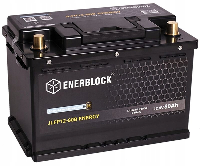 Akumulator litowy LiFePO4 Extreme 200 Ah Enerblock do łodzi kampera jachtu