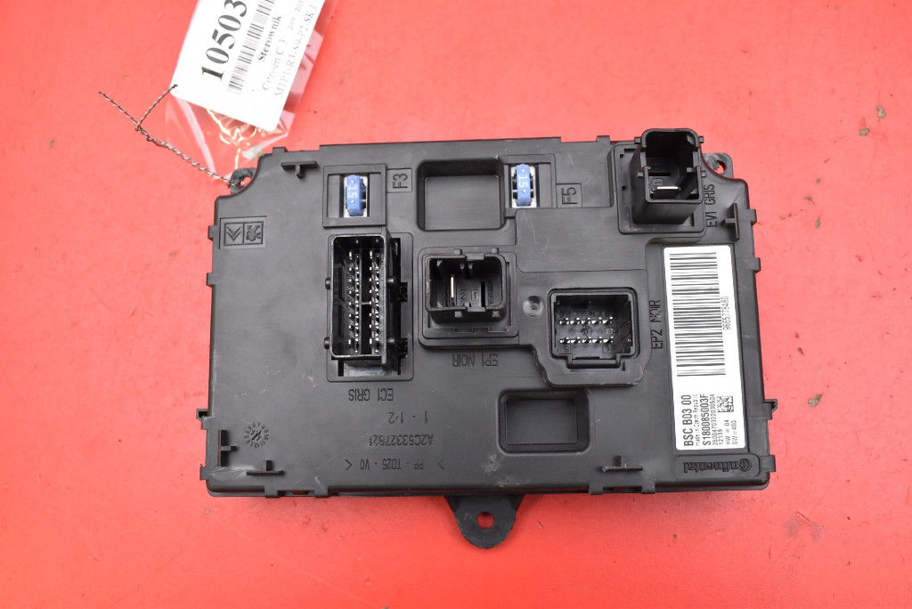 control unit module BSC 9665778480 CITROEN C3 2 II 1.4 8V 75 KM 09-13