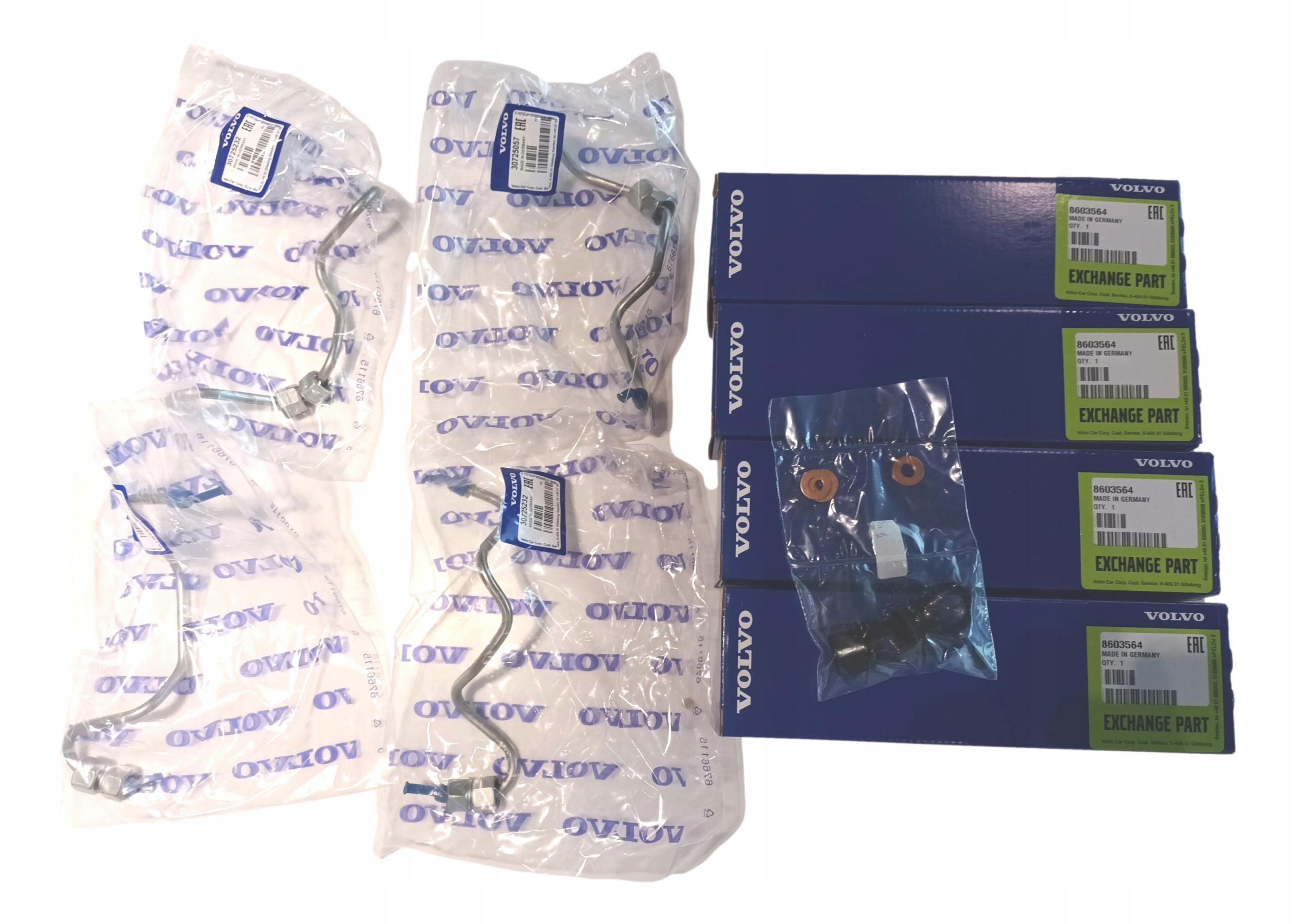 Volvo S80 V70 C70 sada 4x vstřikovač Oe 2.0D