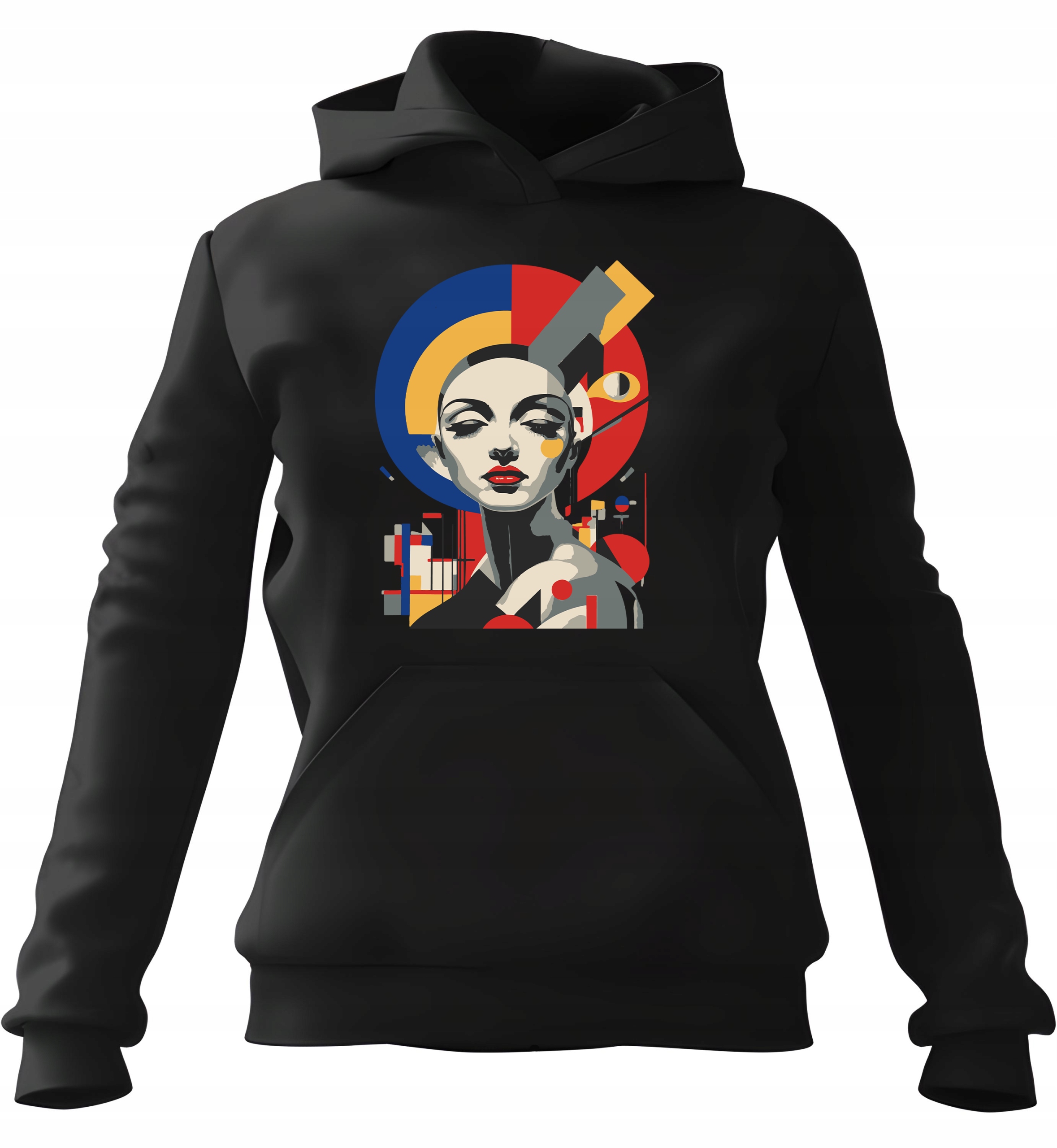 pánská mikina s kapucí Bauhaus Woman Černá 3XL pro muže, muže a muže