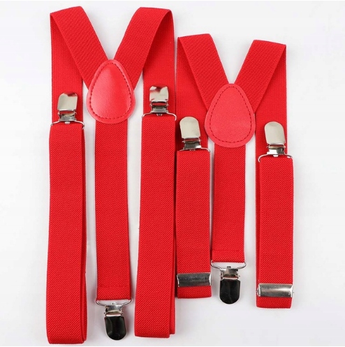 SZELKI MĘSKIE i SZELKI DZIECIĘCE czerwone