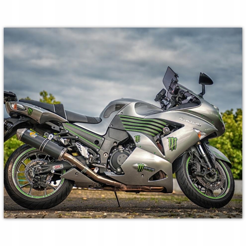 

Plakat 50x40 Kawasaki Motor Motocykl