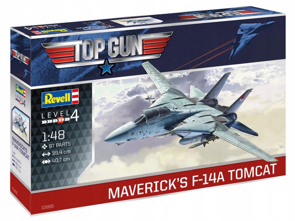 1:48 Letadlo F-14 A Tomcat Top Gun Revell 03865