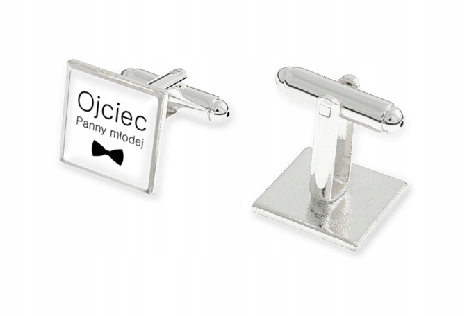 SPINKI KOSZULOWE DLA TATY PANNY MŁODEJ ar1267 Marka Inna marka