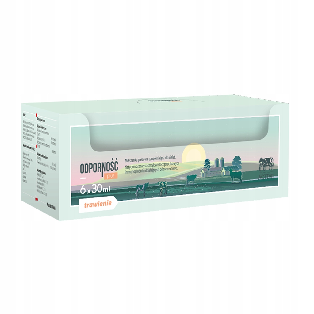 ODPORNOŚĆ PLUS dla cieląt PRZECIWCIAŁA IMMUNOGLOBINY + witaminy 30ml Kod producenta 56485852