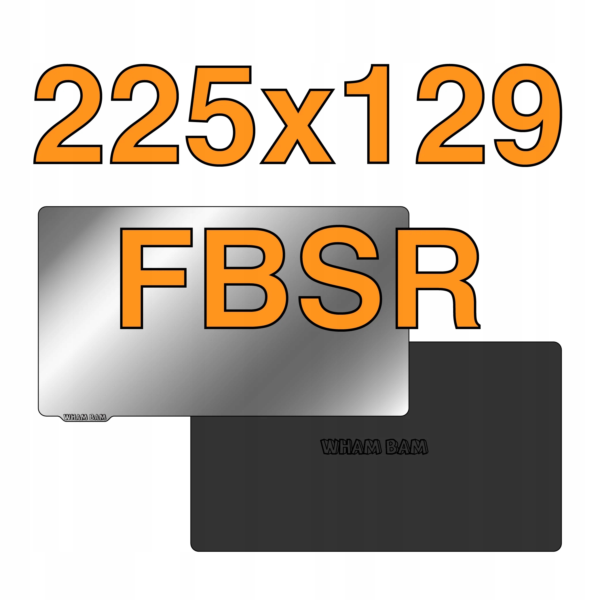 Wham Bam 225 x 129mm Flexibilný systém pre živicu podložka pre lepšiu priľnavosť