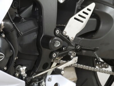 Crash Pady Aero Rg Racing Na Čap Ramena Zadného Kyvného Ramena, Kawasaki ZX6R 13- Čierne