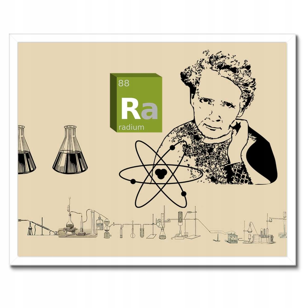Plakáty v rámu 50x40 Maria Skłodowska-Curie