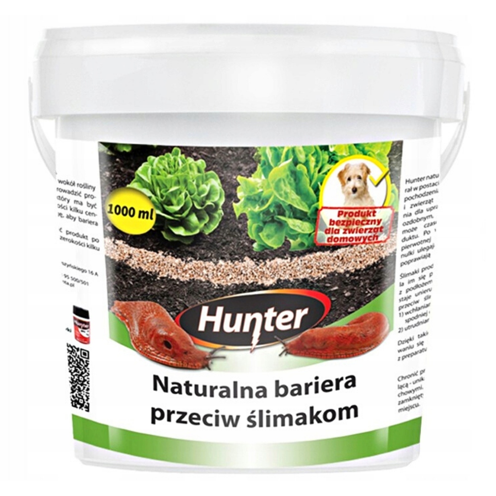 

Naturalna bariera Przeciw Ślimakom Hunter 1000ml
