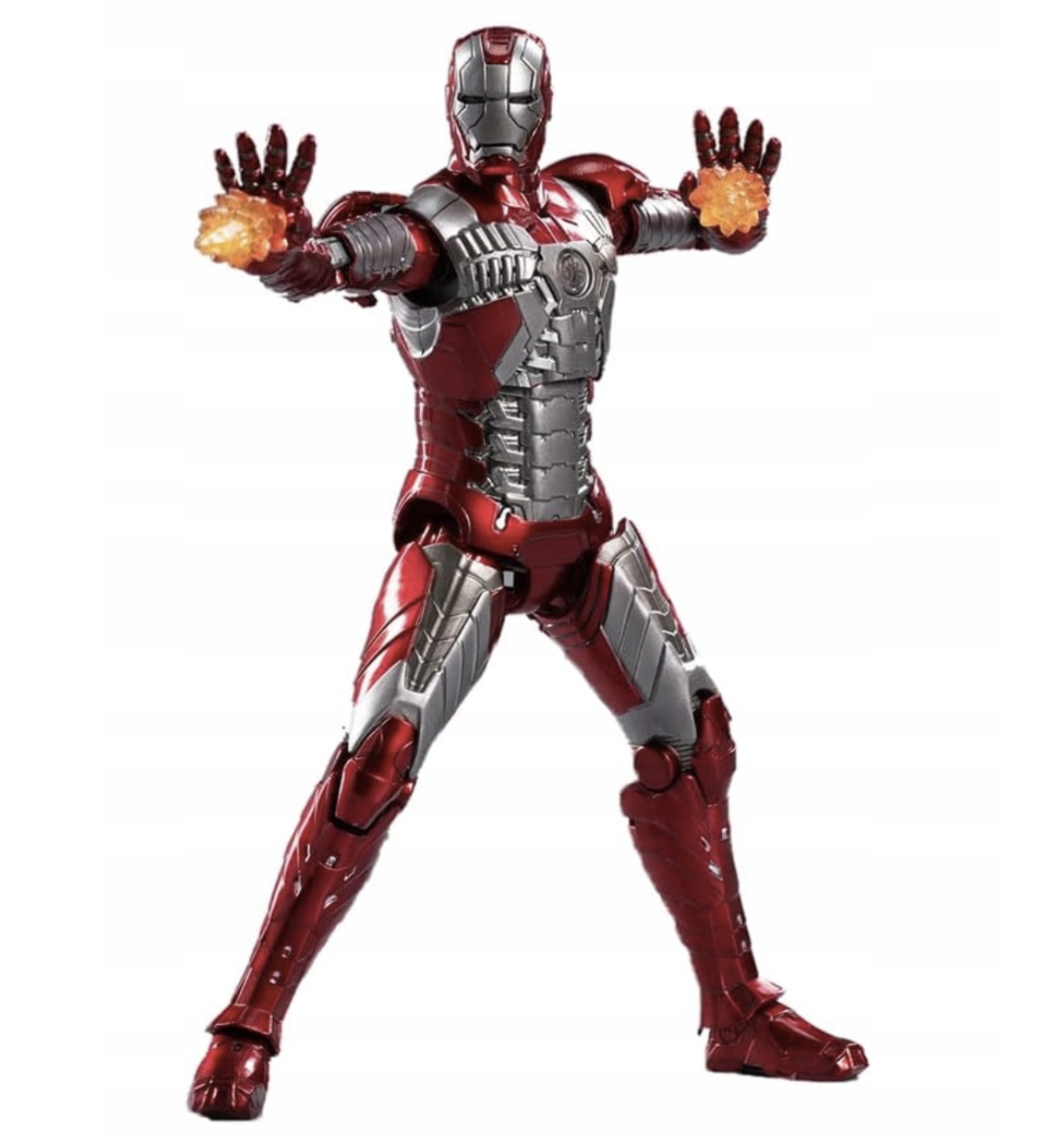 Pohyblivá figurka Iron Man Mk5 Mkv 18 cm akcesoria Originální Marvel Zd Toys