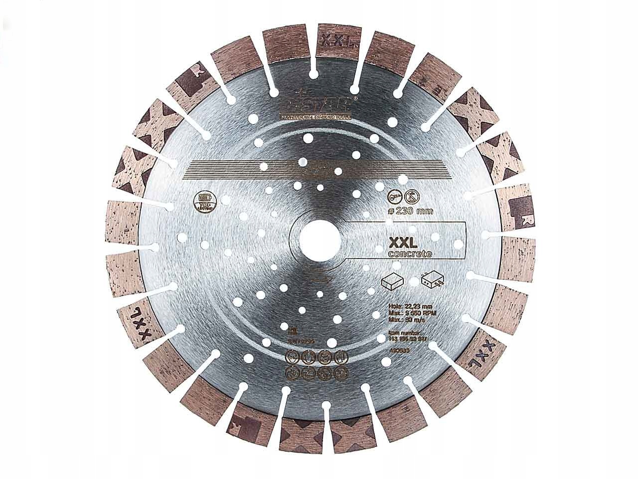 

Distar XXL Tarcza Do Betonu Zbrojonego 230MM