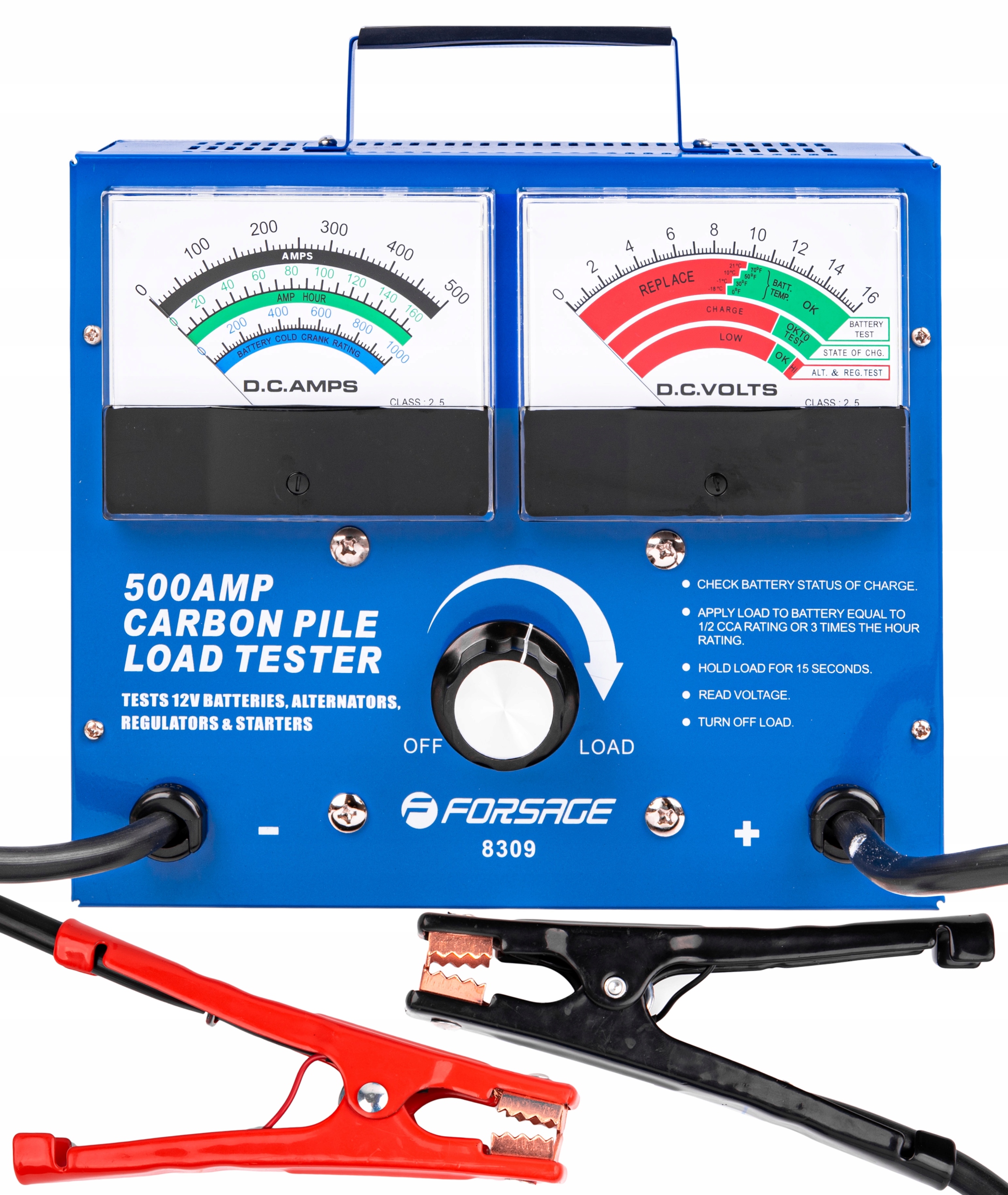 TESTER MIERNIK DIAGNOSTYCZNY DO AKUMULATOROW 12V Rated voltage 12 V