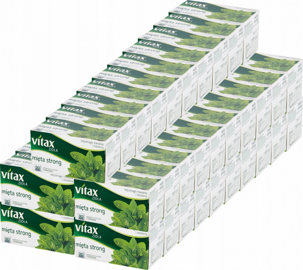 Vitax Strong Mięta Herbata zioła 20tb x50