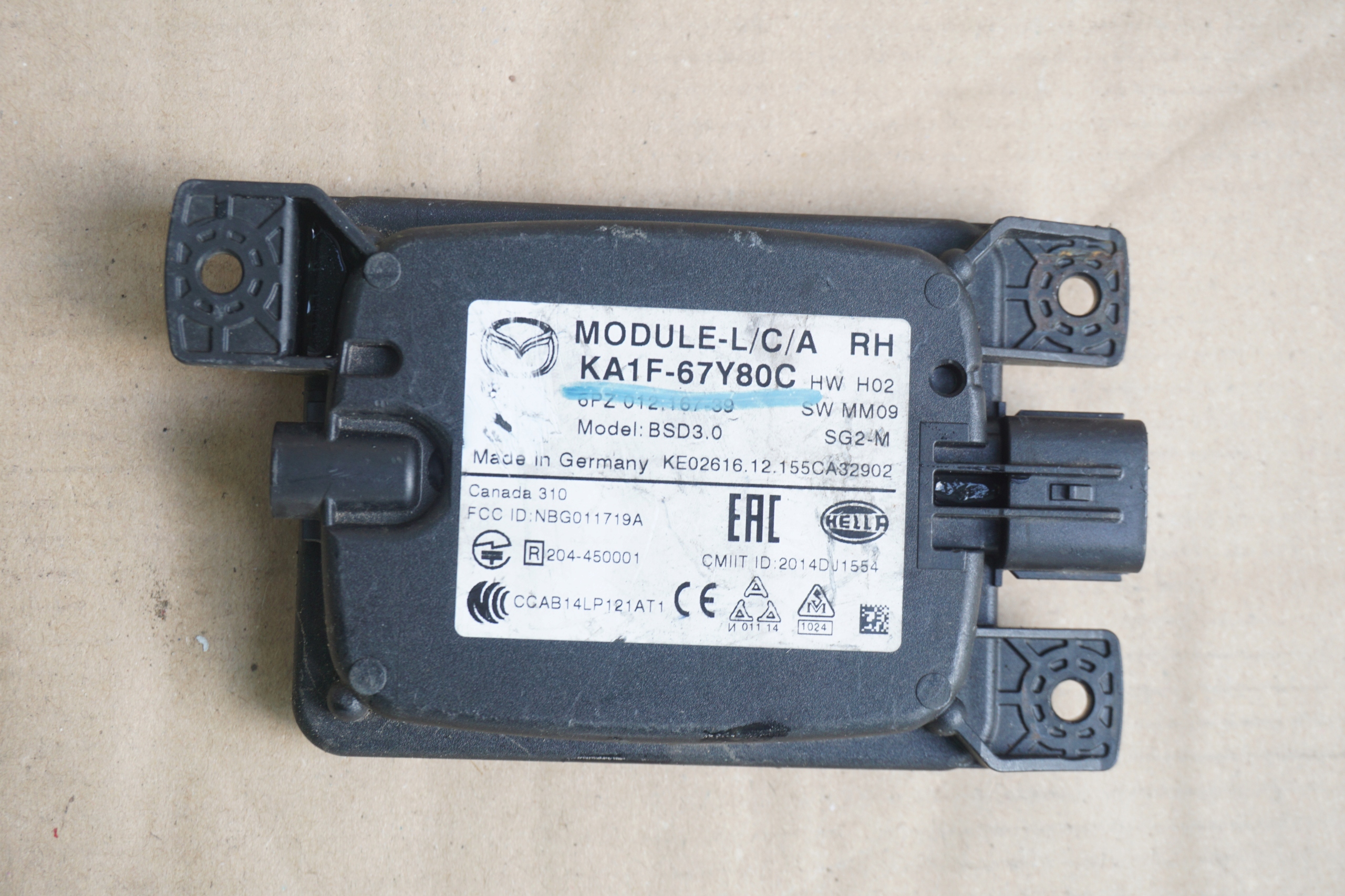 MAZDA CX5 MODUŁ ZMIANY PASA KA1F-67Y80C