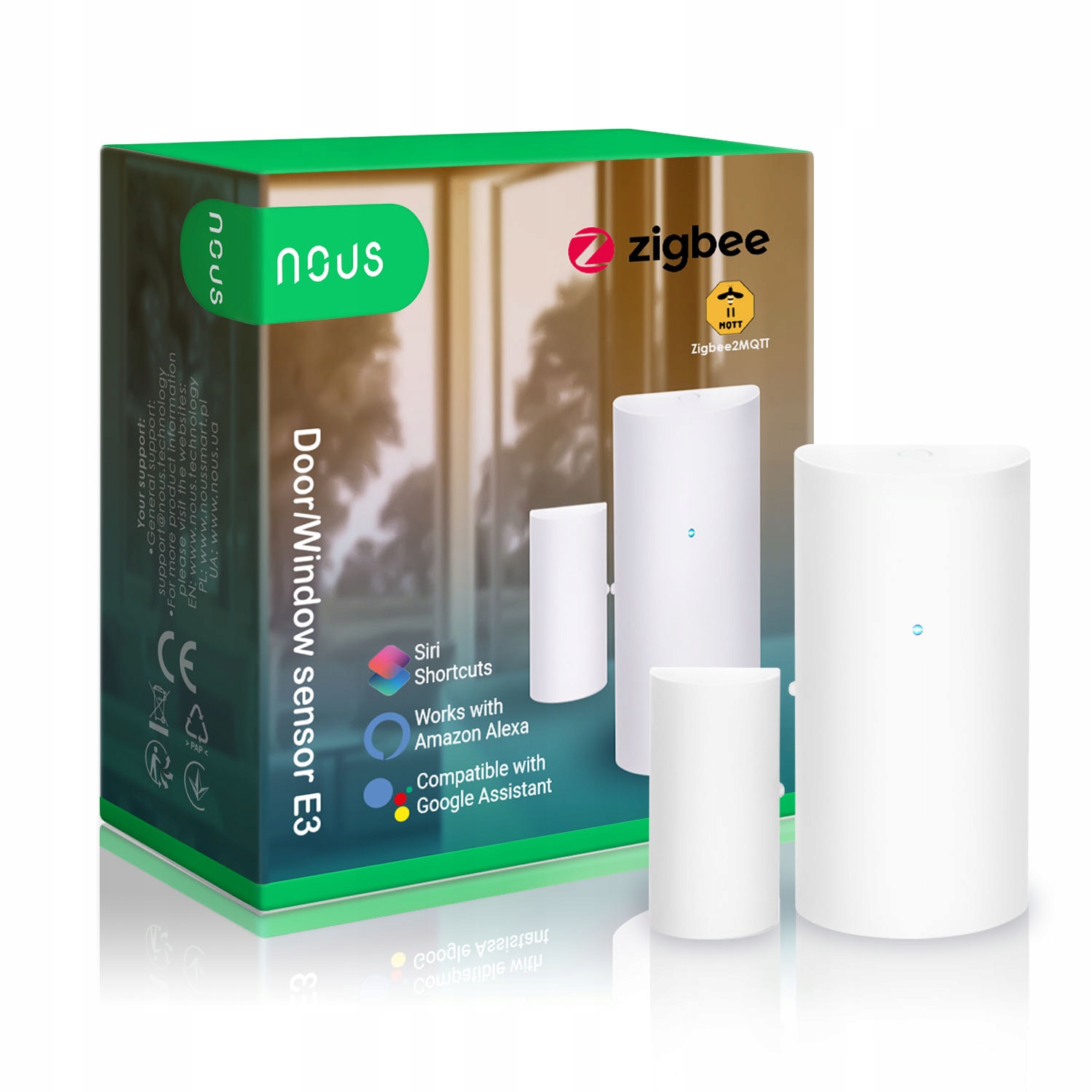 

Czujnik otwarcia drzwi okna ZigBee Tuya Nous E3