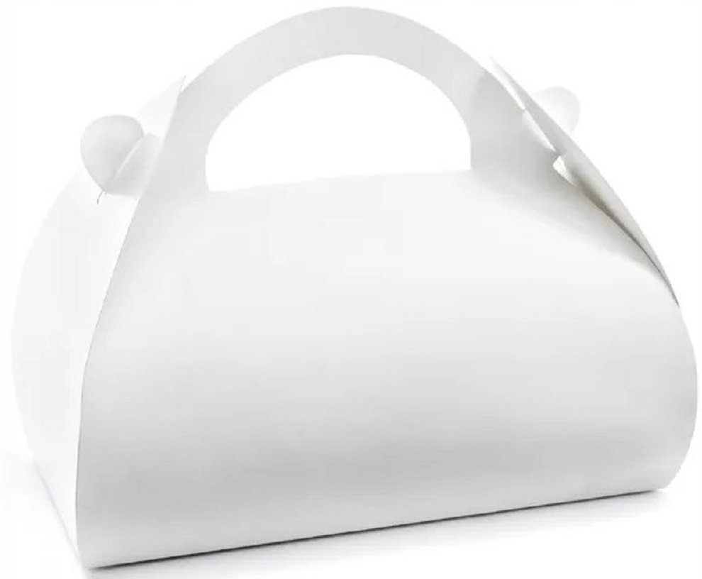 

Pudełko dekoracyjne na ciasto Białe 10szt