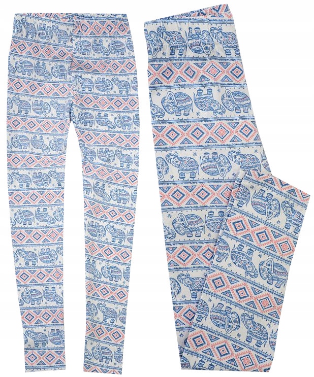 

Getry Legginsy Bawełna długie Słoniki 140 J114C