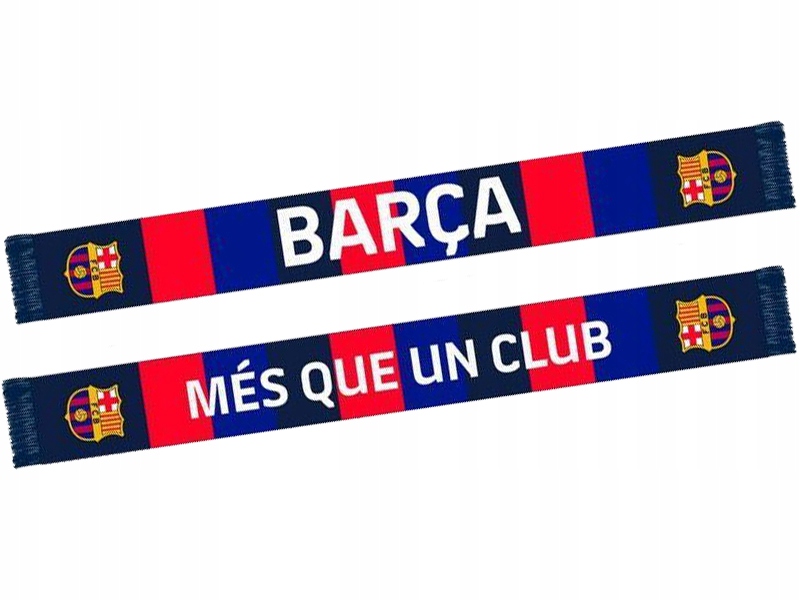 

Dwustronny Oficjalny Szalik Fc Barcelona Barca Fcb