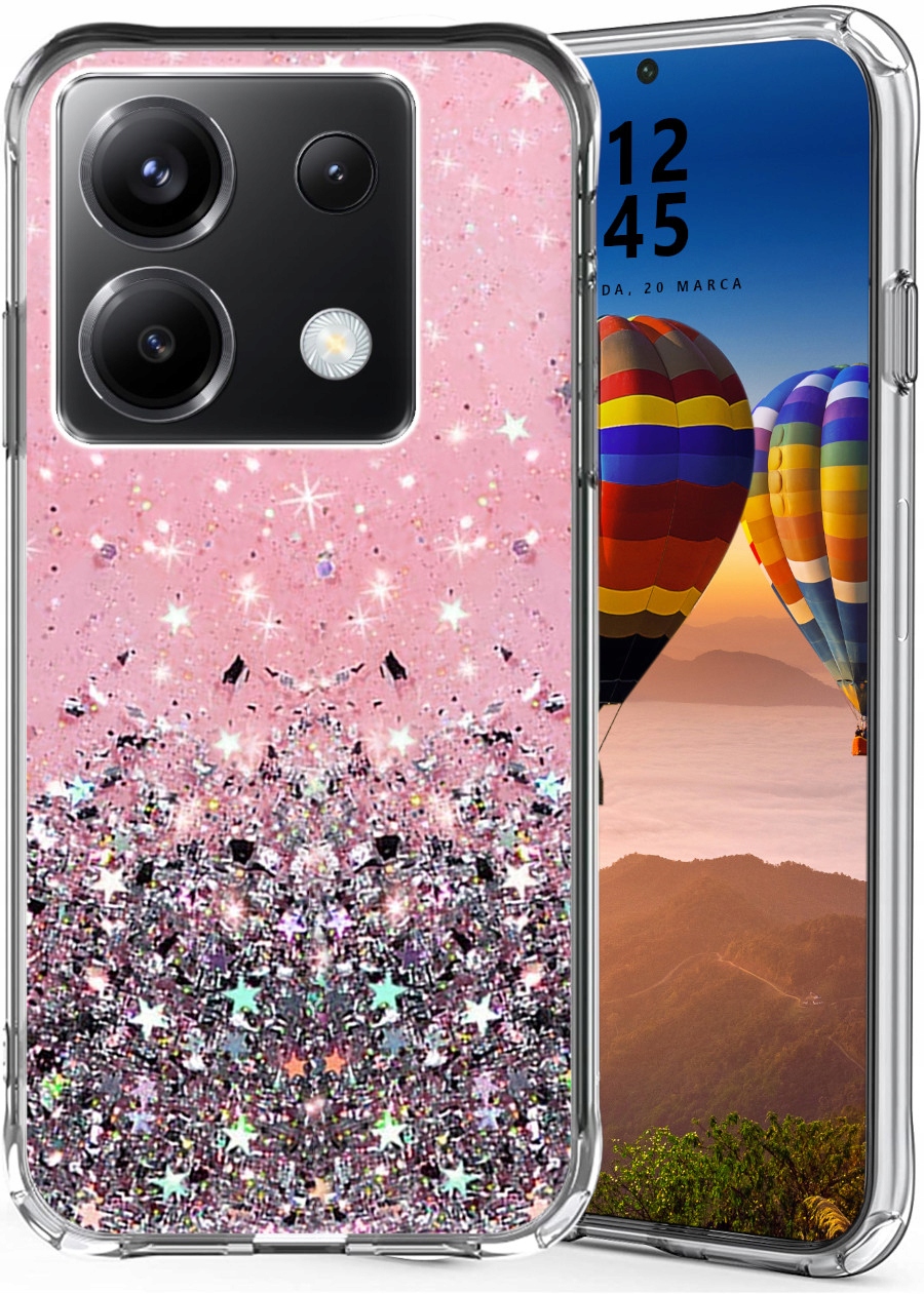 ETUI GLITTER CASE BROKAT KOLOR + SZKŁO DO REDMI NOTE 13 PRO 5G / POCO X6 5G Marka Inna