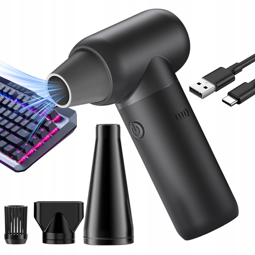 Vysavač Vysavač Vzduchu 3 Trysky Lehký Přenosný K Počítači