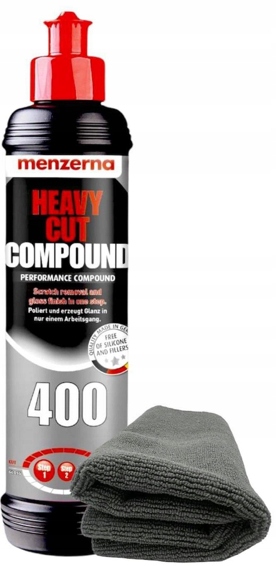 Pasta polerska Menzerna 400 250ml – usuwa rysy, szlif połysk