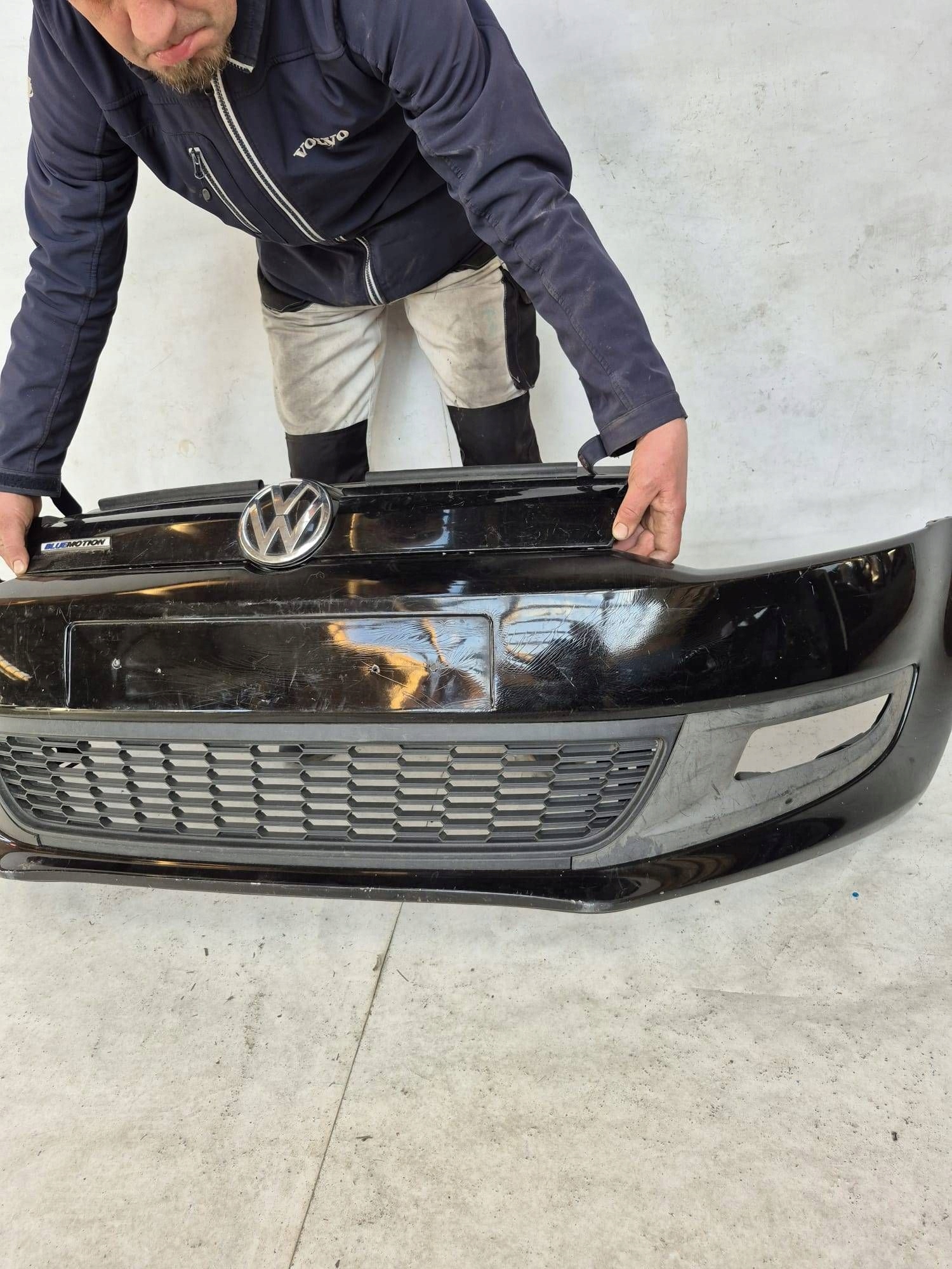 VW POLO 6R V 09- bumper front front BLUEMOTION