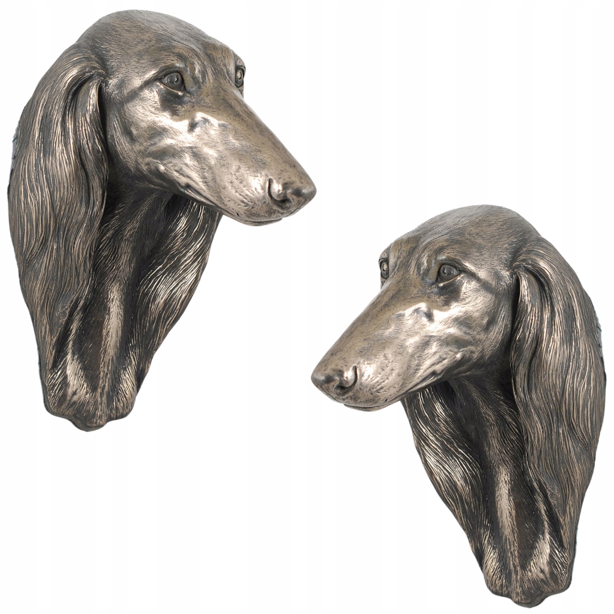 Chart perski, Saluki statuetka psa, wiszące popiersie, unikatowa ozdoba d