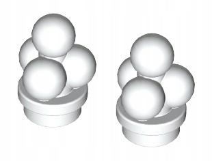 

Lego lody białe jedzenie 2 szt. 6254 Nowe