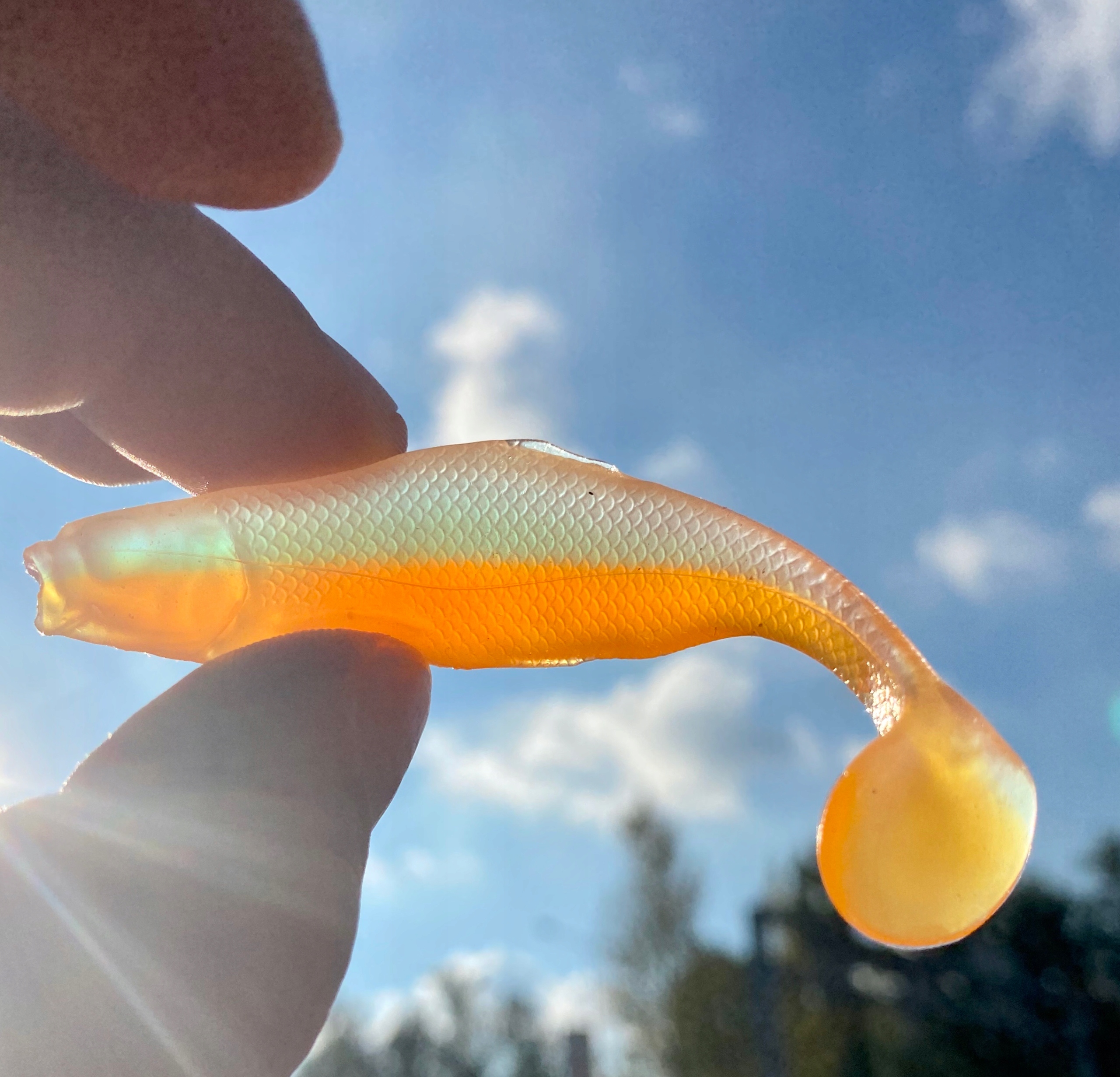Guma Realistic Shad Matusiak Płoć 7 Kameleon Łosoś