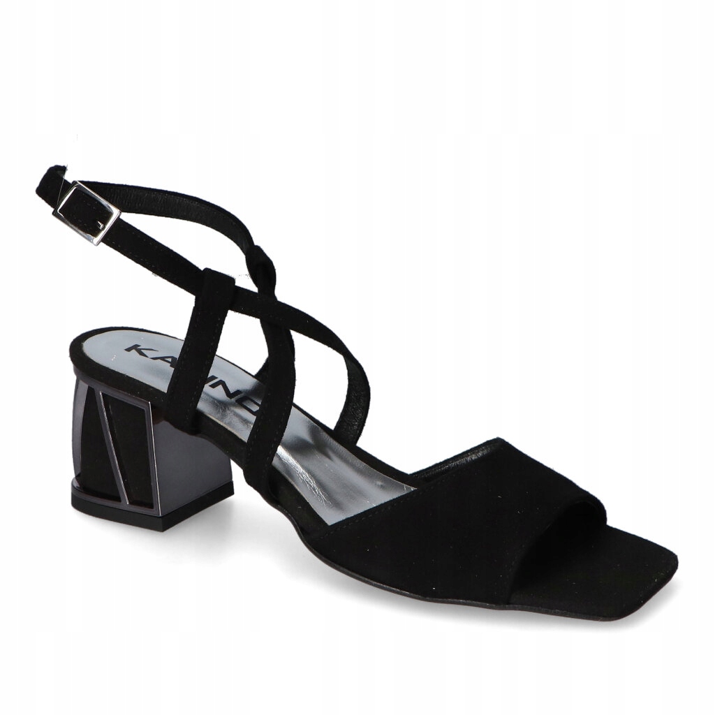 Sandály Karino 5126/003-P Černý semiš 36