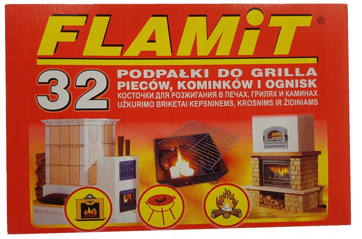 

Podpałka Rozpałka Do Grilla Pieca Biała 32 Kostki