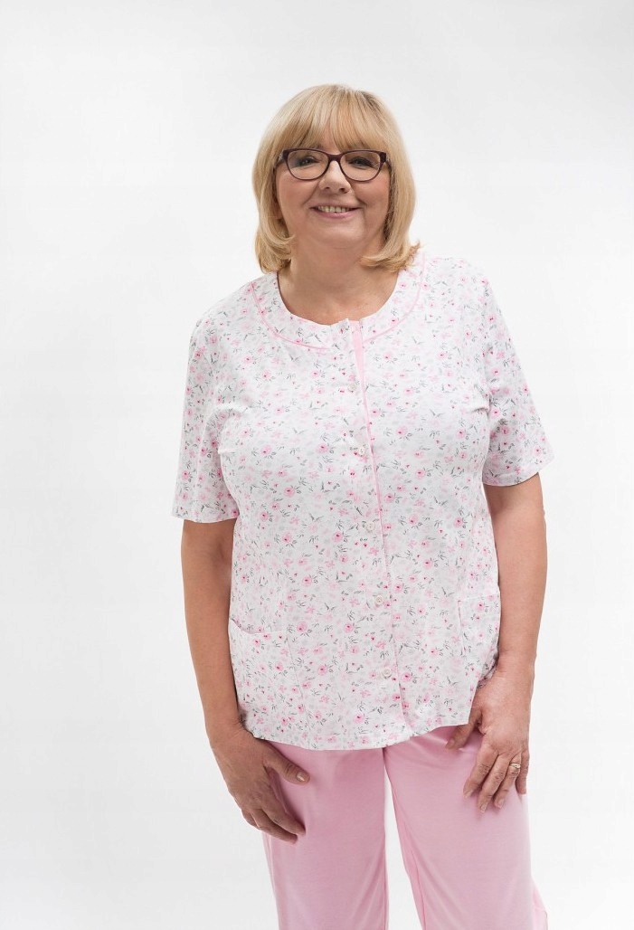 Dámské Pyžamo Maria I 200 Kr M s květinami 02