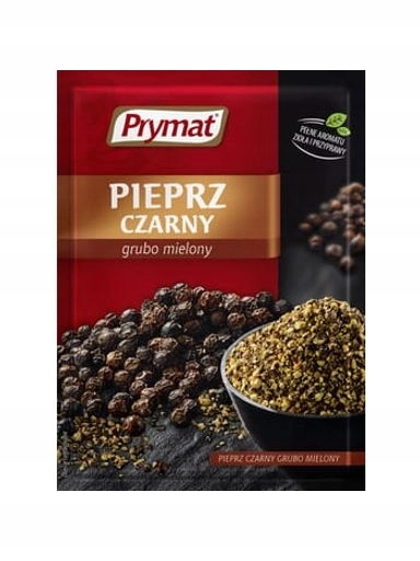 Levně 17 x Pepř černý hrubě mletý Prymat 15 g