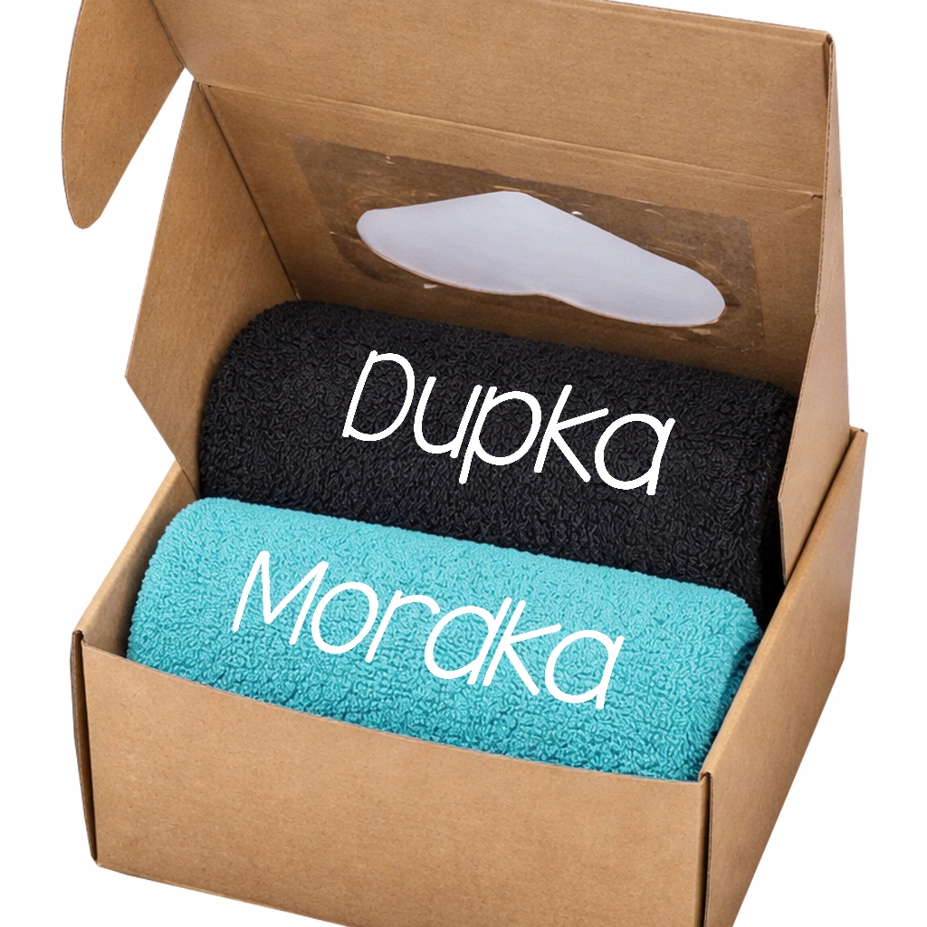 Sada ručníků 50x100 Výšivka pro chlapce manžela Dupka Mordka Dárek Čaro Trks