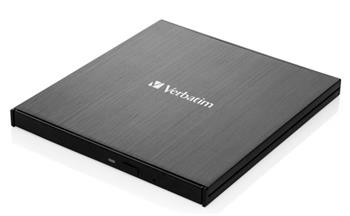 Verbatim Externí CD/DVD Slimline vypalovačka Usb-c černá Nero