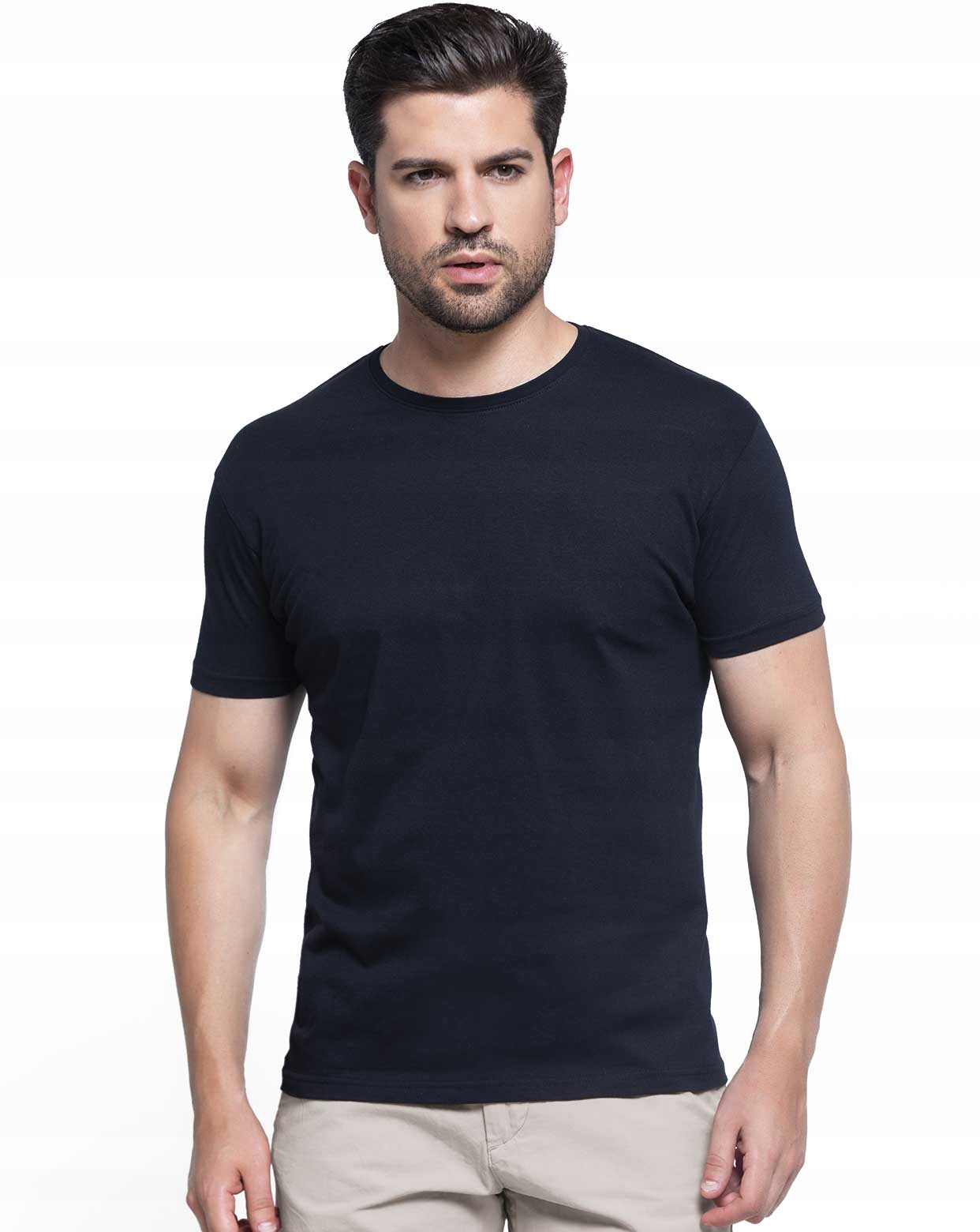 

Koszulki Męskie Bez do Nadruku T-shirt Jhk 155 M
